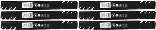 6 Pack Stens 302-454 Toothed Blade Fits AYP 532406713