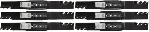 6 Pack Stens 302-475 Toothed Blade Fits Toro 91-2256-03