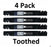 4 Pack Stens 302-480 Toothed Blade for Murray 95101E701 95101E701MA 92419E701