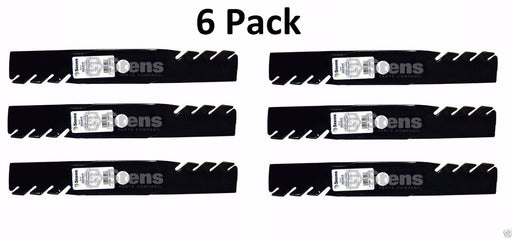 6 Pack Stens 302-615 Toothed Blade for Exmark 116-5177-S 116-5496-S 109-9390-S