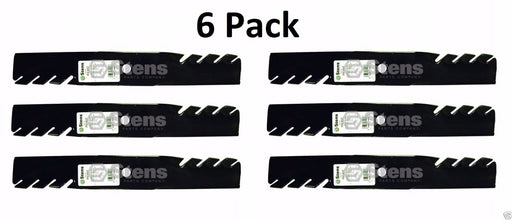 6 Pack Stens 302-617 Toothed Blade for Bunton PC1255 PC2005 PL4055 PL4205 PL4855