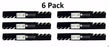 6 Pack Stens 302-617 Toothed Blade for Great Dane D18086 GDU10230