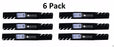 6 Pack Stens 302-618 Toothed Blade for Encore 363046 363291 823004