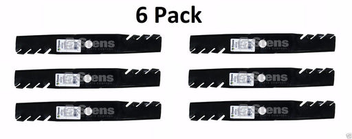 6 Pack Stens 302-619 Toothed Blade for Toro 109-6873