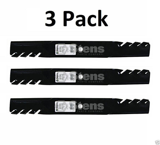 3 Pack Stens 302-620 Toothed Blade for Bunton PL7441