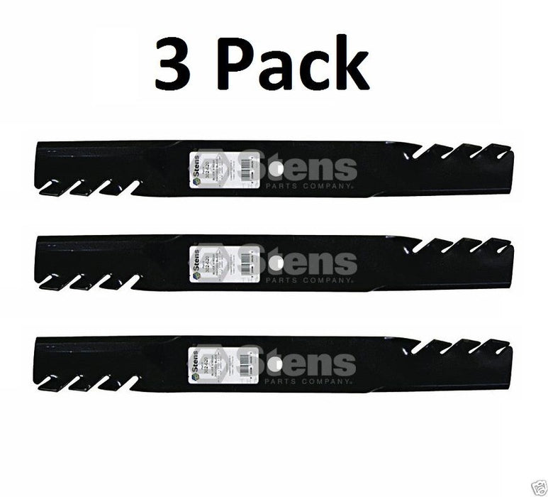 3 Pack Stens 302-620 Toothed Blade for Dixon 539119871 539129747 13956 13957