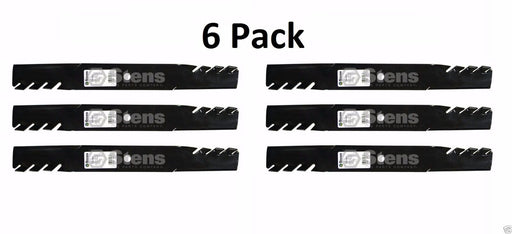 6 Pack Stens 302-621 Toothed Blade for Snapper Pro 5020842 Kees 101733 1520842