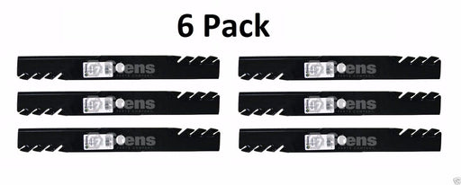 6 Pack Stens 302-623 Toothed Blade for Exmark 116-5174-S 103-6403-S 103-6398-S