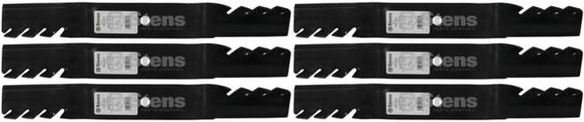 6 Pack Stens 302-624 Toothed Blade Fits Toro 69-6920-03