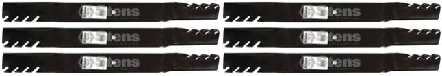 6 Pack Stens 302-627 Toothed Blade Fits Toro 107-0235-03