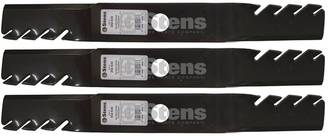 3 Pack Stens 302-630 Toothed Blade Fits Kubota K5651-34340