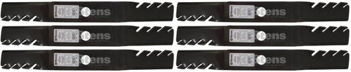 6 Pack Stens 302-630 Toothed Blade Fits Kubota K5651-34340