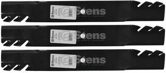 3 Pack Stens 302-636 Toothed Blade Toro 106-7166