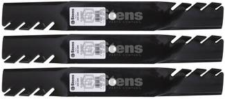 3 Pack Stens 302-660 Toothed Blade Hustler 797696