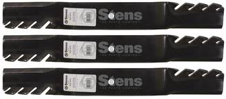 3 Pack Stens 302-694 Toothed Blade Fits Toro 110-5948-03