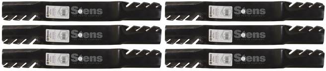 6 Pack Stens 302-694 Toothed Blade Fits Toro 110-5948-03