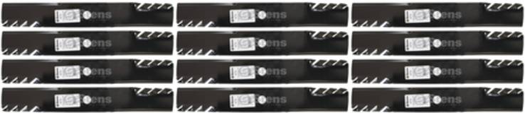 12 Pack Stens 302-720 Toothed Blade Fits Exmark 116-5499-S