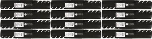 12 Pack Stens 302-816 Toothed Blade Exmark 116-5178-S