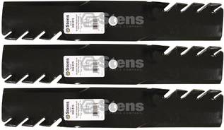 3 Pack Stens 302-816 Toothed Blade Exmark 116-5178-S