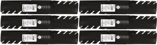 6 Pack Stens 302-816 Toothed Blade Exmark 116-5178-S