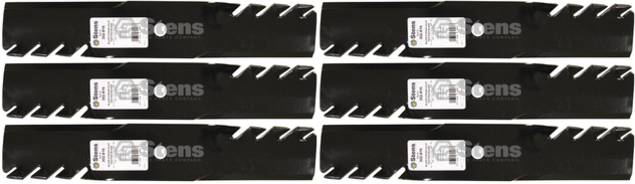 6 Pack Stens 302-816 Toothed Blade Exmark 116-5178-S