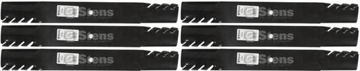 6 Pack Stens 302-825 Toothed Blade Scag 482694