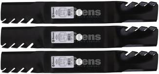 3 Pack Stens 302-832 Toothed Blade Fits John Deere TCU15881