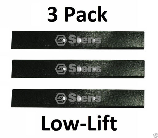 3 Pack Stens 303-052 Low-Lift Blade for Encore 363046 363291 482462 481707