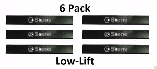 6 Pack Stens 303-052 Low-Lift Blade for Encore 363046 363291 482462 481707