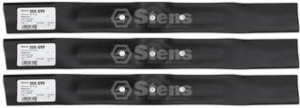 3 Pack Stens 305-599 Medium-Lift Blade Noma 309069