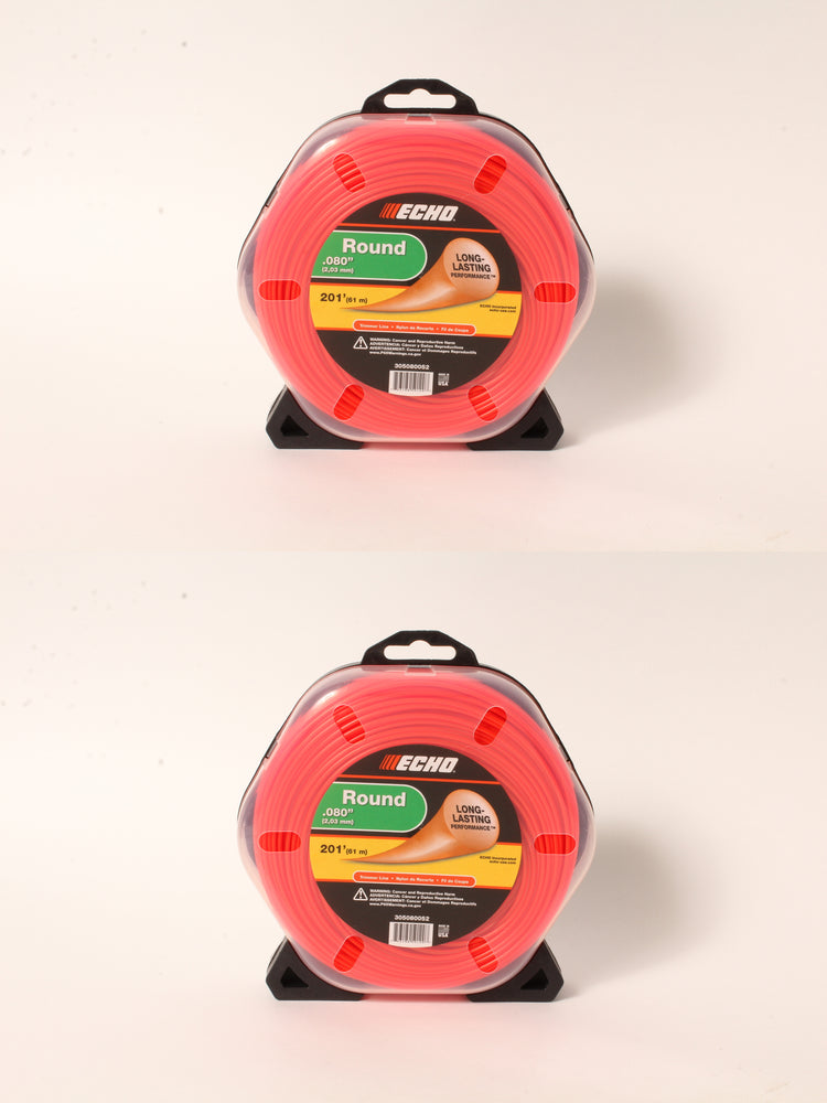 2 Echo 305080052 1/2 LB Donut of Round Trimmer Line .080" Durable Long Lasting
