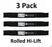 3 Pack Stens 310-086 Rolled Hi-Lift Blade for Iseki 8654-306-00 8654-306-011-0
