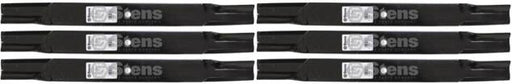 6 Pack Stens 310-410 Rolled Medium-Lift Blade Fits Bush Hog 82325