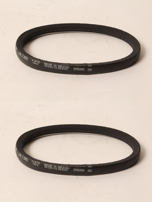 2 PK Genuine DR Generac 311001 V-Belt Wrapped OEM