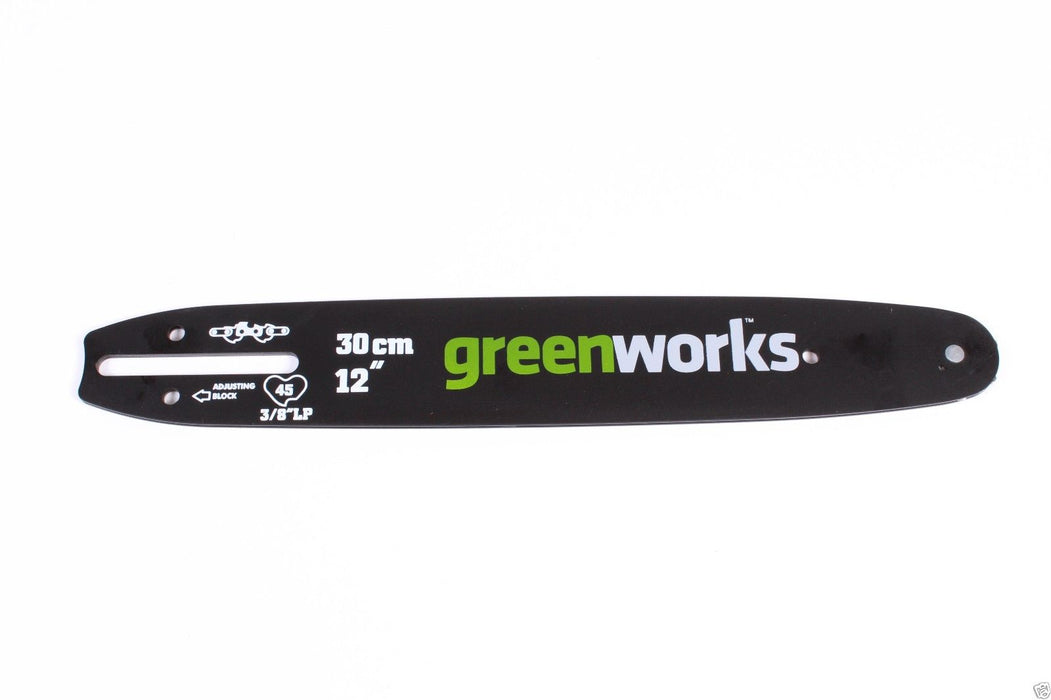 Genuine GreenWorks 31100581-1 12" Chainsaw Bar for 20082 20202 40V