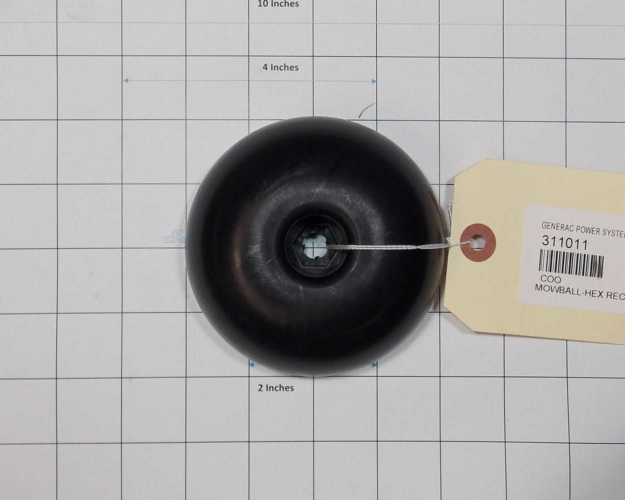 Genuine DR Generac 311011 Hex Recess Mowball For Walk Behind String Trimmer
