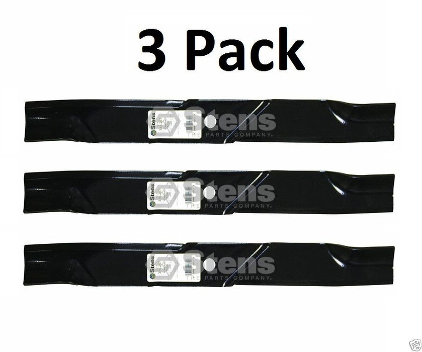 3 Pack Stens 315-257 Mower Blade for Dixie Chopper 30227-60X 60"