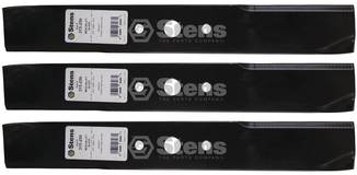 3 Pack Stens 315-259 Medium-Lift Blade Fits Power King 60-4301