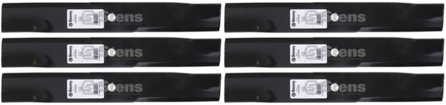 6 Pack Stens 315-876 Hi-Lift Blade Ferris 1521227