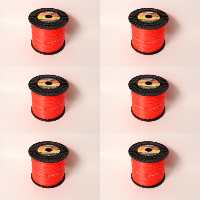 6 PK Echo 316095053 Crossfire .095" String Trimmer Line 5 lb Spool 1410'