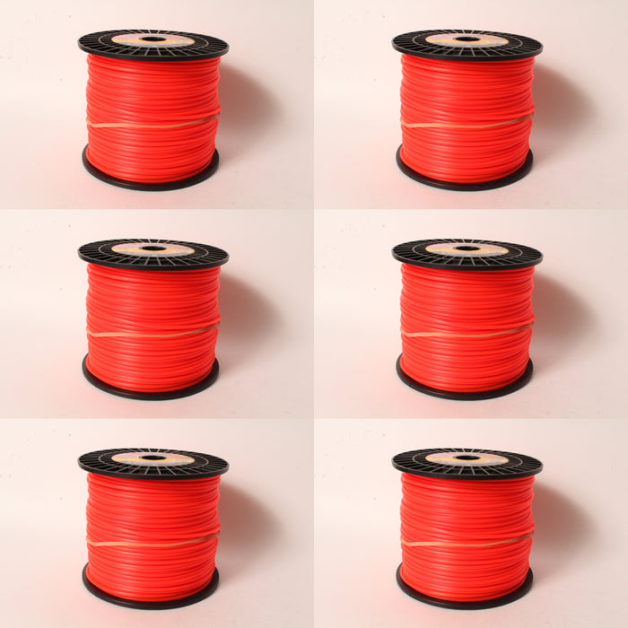 6 PK Echo 316155056 Crossfire .155" String Trimmer Line 5 lb Spool 630'