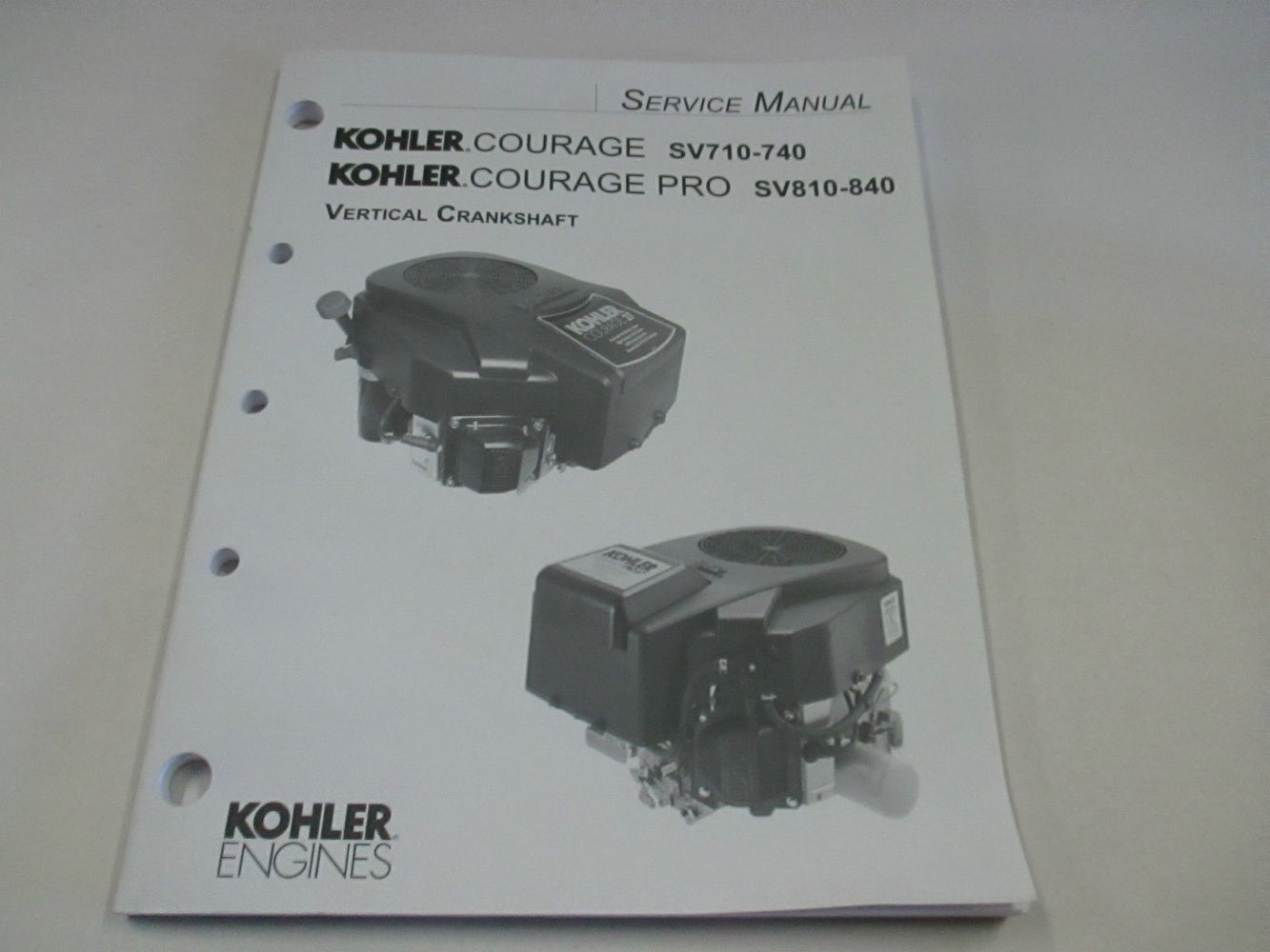 Kohler 32-690-01 Service Manual For SV710-740 SV810-840 Courage & Courage Pro