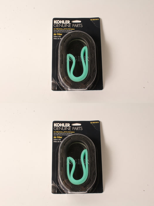 2 Pack Genuine Kohler 32-883-09-S1 Air & Pre Filter Kit Fits KT715-KT745 OEM