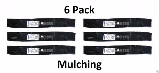 6 Pack Stens 320-538 Mulching Mower Blade for Grasshopper 320240