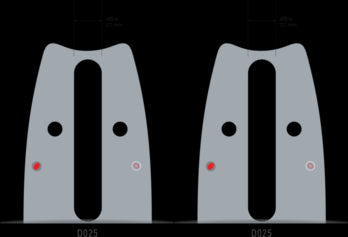 2 Pack Oregon 320RNDD025 PowerCut™ Guide Bar 32"