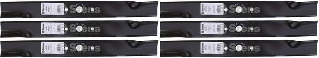 6 Pack Stens 325-001 Medium-Lift Blade Replaces Honda 72511-VA2-690