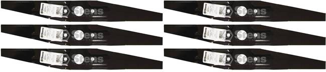 6 Pack Stens 325-013 Upper Mulching Blade Replaces Honda 72531-VE2-020