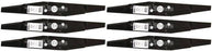 6 Pack Stens 325-104 Upper Mulching Blade Replaces Honda 72531-VK6-010