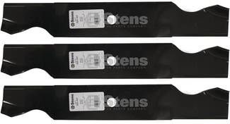 3 Pack Stens 325-167 Hi-Lift Blade Fits Cub Cadet 759-3816