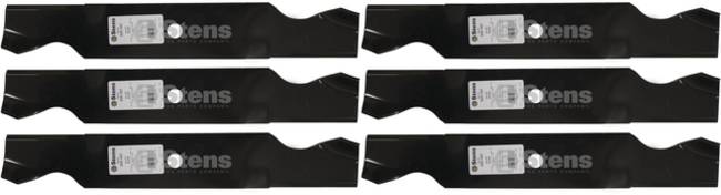 6 Pack Stens 325-167 Hi-Lift Blade Fits Cub Cadet 759-3816